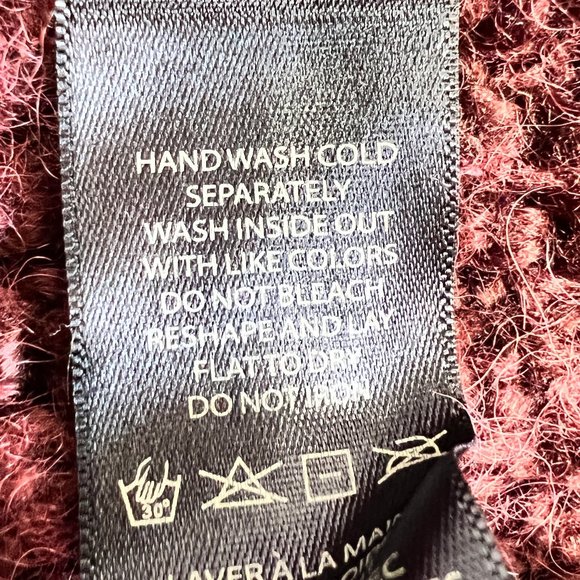 Obey No 89 Propaganda Alpaca Wool Blend Chunky Knit V-Neck Cardigan Size… - Picture 9 of 11